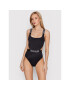 Calvin Klein Swimwear Costum de baie Cut Out KW0KW01653 Negru - Pled.ro