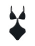 Calvin Klein Swimwear Costum de baie Cut Out One Piece KW0KW01276 Negru - Pled.ro