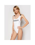 Calvin Klein Swimwear Costum de baie Scoop Back KW0KW01235 Alb - Pled.ro