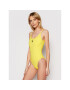 Calvin Klein Swimwear Costum de baie Scoop Back KW0KW01341 Galben - Pled.ro