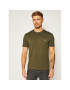 Calvin Klein Tricou Chest Logo K10K103307 Verde Regular Fit - Pled.ro