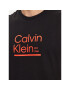 Calvin Klein Tricou Contrast Line Logo K10K111538 Negru Regular Fit - Pled.ro