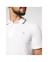 Calvin Klein Tricou polo Stretch Tipping K10K107211 Alb Slim Fit - Pled.ro