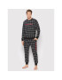 Calvin Klein Underwear Cămașă pijama 000NM2222E Negru Regular Fit - Pled.ro