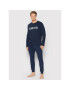 Calvin Klein Underwear Cămașă pijama Crew 000NM1958E Bleumarin Regular Fit - Pled.ro