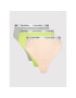 Calvin Klein Underwear Set 3 perechi de chiloți de damă clasici 000QD3801E Colorat - Pled.ro