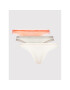 Calvin Klein Underwear Set 3 perechi de chiloți de damă clasici 000QD3804E Colorat - Pled.ro