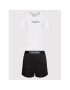 Calvin Klein Underwear Set tricou și pantaloni scurți sport 000QS6804E Colorat Regular Fit - Pled.ro