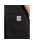 Carhartt WIP Pantalon scurți din material Lawton I026518 Negru Regular Fit - Pled.ro