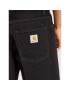 Carhartt WIP Pantaloni scurți de blugi Newel I029209 Negru Relaxed Fit - Pled.ro