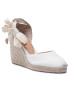 Castañer Espadrile Carina/8/001 020962-200 Alb - Pled.ro