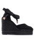 Castañer Espadrile Carina C/8ED/001 020966-100 Negru - Pled.ro