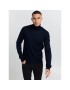 Casual Friday Bluză cu gât 501483 Bleumarin Regular Fit - Pled.ro