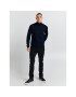 Casual Friday Bluză cu gât 501483 Bleumarin Regular Fit - Pled.ro