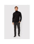 Casual Friday Bluză cu gât Konrad Merino 501483 Negru Slim Fit - Pled.ro