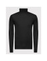 Casual Friday Bluză cu gât Konrad Merino 501483 Negru Slim Fit - Pled.ro