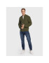 Casual Friday Cardigan Kurt 20504403 Verde Slim Fit - Pled.ro