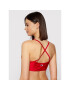 Champion Bikini partea de sus Back Script Logo 113028 Roșu - Pled.ro