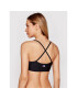 Champion Bikini partea de sus Cross Back Script Logo 113028 Negru - Pled.ro