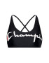 Champion Bikini partea de sus Cross Back Script Logo 113028 Negru - Pled.ro