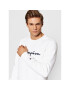 Champion Bluză Crewneck 216471 Alb Custom Fit - Pled.ro