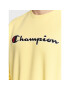 Champion Bluză Embroided Script Logo 217859 Galben Regular Fit - Pled.ro