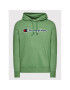 Champion Bluză Embroidered Script Logo 217060 Verde Custom Fit - Pled.ro