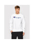 Champion Bluză Embroidered Script Logo Reverse Weave 216539 Alb Regular Fit - Pled.ro