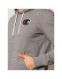 Champion Bluză Satin C Logo 214184 Gri Comfort Fit - Pled.ro