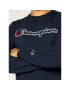 Champion Bluză Script Logo 214188 Bleumarin Comfort Fit - Pled.ro