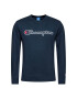 Champion Bluză Script Logo 214188 Bleumarin Comfort Fit - Pled.ro