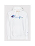 Champion Bluză Script Logo 216499 Alb Regular Fit - Pled.ro