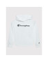 Champion Bluză Script Logo 404295 Alb Regular Fit - Pled.ro