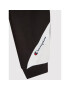 Champion Pantaloni trening Asymmetric Colour Block 305782 Negru Regular Fit - Pled.ro