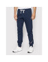 Champion Pantaloni trening Blend Small Script Logo 216552 Bleumarin Regular Fit - Pled.ro