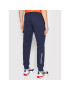 Champion Pantaloni trening Embroidered С Logo 217074 Bleumarin Regular Fit - Pled.ro