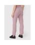 Champion Pantaloni trening Logo Embroidery Fleece 115487 Violet Relaxed Fit - Pled.ro