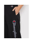 Champion Pantaloni trening Script Logo 114471 Negru Regular Fit - Pled.ro