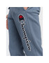 Champion Pantaloni trening Vertical Logo Embroidery 217860 Albastru Regular Fit - Pled.ro