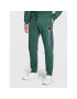 Champion Pantaloni trening Vertical Logo Embroidery 217860 Verde Regular Fit - Pled.ro