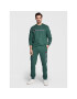 Champion Pantaloni trening Vertical Logo Embroidery 217860 Verde Regular Fit - Pled.ro