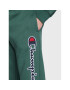 Champion Pantaloni trening Vertical Logo Embroidery 217860 Verde Regular Fit - Pled.ro