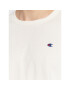 Champion Tricou Basic C Logo 216545 Alb Custom Fit - Pled.ro