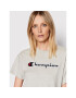 Champion Tricou Big Script Logo 115351 Gri Boxy Fit - Pled.ro