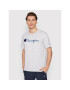 Champion Tricou Big Script Logo 216547 Gri Comfort Fit - Pled.ro