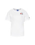 Champion Tricou C Patch 112651 Alb Oversize - Pled.ro