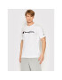 Champion Tricou Embroidered 217814 Alb Regular Fit - Pled.ro