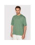 Champion Tricou Script Logo 217071 Verde Comfort Fit - Pled.ro