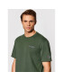 Champion Tricou Small Script Logo 216480 Verde Regular Fit - Pled.ro