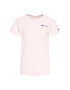 Champion Tricou Small Script Logo Crew Neck 112195 Roz Regular Fit - Pled.ro